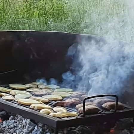 Picture of food being cooked on a barbeque